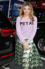 CHLOE MORETZ Arrives at Today Show in New York