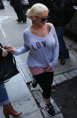 CHRISTINA AGUILERA Out and About in New York