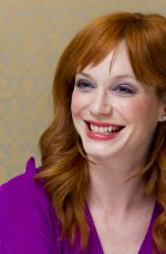 CHRISTINA HENDRICKS at mad Men Press Conference in Beverly Hills