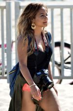 CHRISTINA MILIAN Licking Ice Cream in Venice Beach