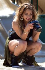 CHRISTINA MILIAN Licking Ice Cream in Venice Beach