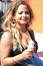 CHRISTINA MILIAN Licking Ice Cream in Venice Beach