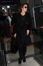CINDY CRAWFORD at LAX Airport in Los Angeles