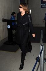 CINDY CRAWFORD at LAX Airport in Los Angeles