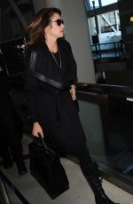 CINDY CRAWFORD at LAX Airport in Los Angeles