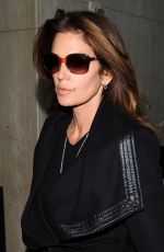 CINDY CRAWFORD at LAX Airport in Los Angeles