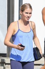 CLAIRE HOLT in Tights Leggings Leaves a Gym in West Hollywood