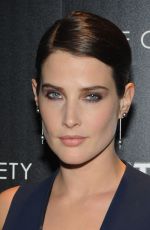 COBIE SMUDLERS at Captain America: the Winter Soldier Screening in New York