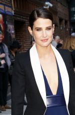 COBIE SMULDER Arrives at Late Show with David Letterman in New York