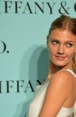 CONSTANCE JABLONSKI at Tiffany Debut of 2014 Blue Book in New York