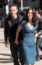 COURTNEY COX Arrives at Late Show with David Letterman in New York
