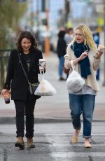 DAKOTA FANNING and a Friend Out in New York
