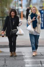 DAKOTA FANNING and a Friend Out in New York