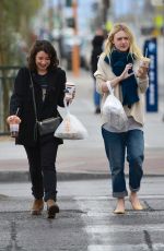 DAKOTA FANNING and a Friend Out in New York