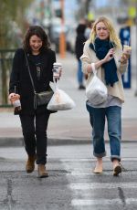 DAKOTA FANNING and a Friend Out in New York