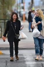 DAKOTA FANNING and a Friend Out in New York