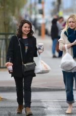 DAKOTA FANNING and a Friend Out in New York