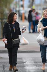 DAKOTA FANNING and a Friend Out in New York