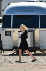 DAKOTA FANNING on the Set of Untitled Gerardo Naranjo Project in Las Vegas
