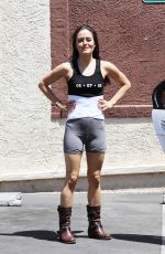 DANICA MCKELLAR in Tight Shorts Arrives at DWTS Rehearsal in Los Angeles