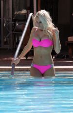 DANIELLE AMRSTRONG in Bikini at a Pool in Marrakech