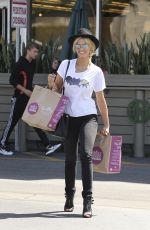 DELTA GODREM Shoping at Whole Foods in Los Angeles