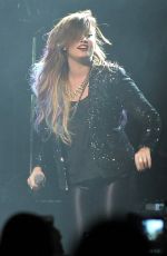 DEMI LOVATO Performs at Neon Lights Tour in Sao Paulo