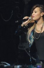 DEMI LOVATO Performs at Neon Lights Tour in Sao Paulo