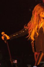 DEMI LOVATO Performs at Neon Lights Tour in Sao Paulo