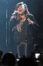 DEMI LOVATO Performs at Neon Lights Tour in Sao Paulo