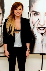 DEMI LOVATO Promotes Her New Album in Brazil