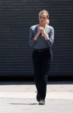 DIANE KRUGER on The Bridge Set in Los Angeles