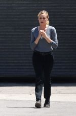 DIANE KRUGER on The Bridge Set in Los Angeles