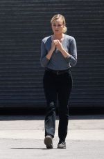 DIANE KRUGER on The Bridge Set in Los Angeles