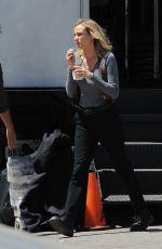 DIANE KRUGER on The Bridge Set in Los Angeles