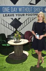 DIANNA AGRON at Toms to go One dDay without Shoes Event in Venice