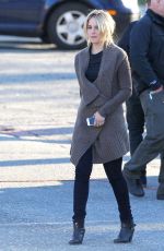 DIANNA AGRON on the Set of Tumbledown in Worcester