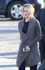 DIANNA AGRON on the Set of Tumbledown in Worcester