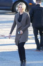 DIANNA AGRON on the Set of Tumbledown in Worcester
