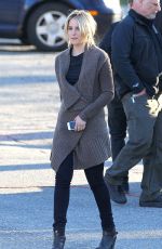 DIANNA AGRON on the Set of Tumbledown in Worcester