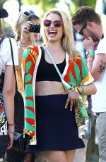 DIANNA AGRON Out and Sbout at Coachella Festival