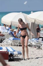DREE HEMINGWAY in Bikini at a Beach in Miami