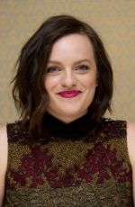 ELISABETH MOSS at Mad men Press Conference in Beverly Hills