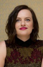 ELISABETH MOSS at Mad men Press Conference in Beverly Hills