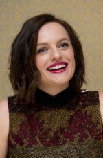 ELISABETH MOSS at Mad men Press Conference in Beverly Hills