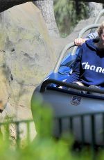 ELLE FANNING in Disneyland