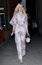 ELLE FANNING Out and About in Beverly Hills