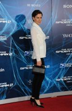EMBETH DAVIDTZ at The Amazing Spider-man 2 Premiere in New York