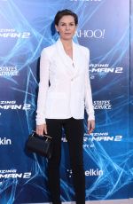EMBETH DAVIDTZ at The Amazing Spider-man 2 Premiere in New York