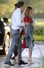 EMILY BLUNT Arrives at Brian Baumgartner Wedding in Los Angeles